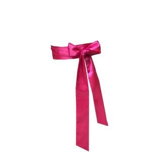 6846 Satin Sash Belt For Bridal Wedding Bridesmaid Dress 2'' Wide Double